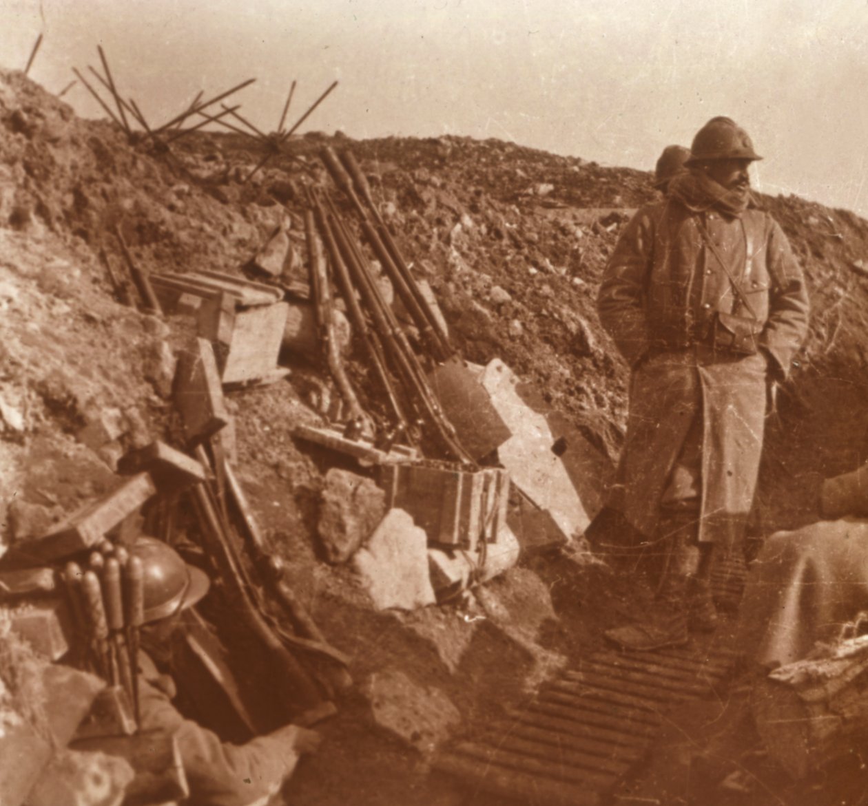 Cephe hattı, Vauquois, kuzey Fransa, c1914-c1918 by Unbekannt