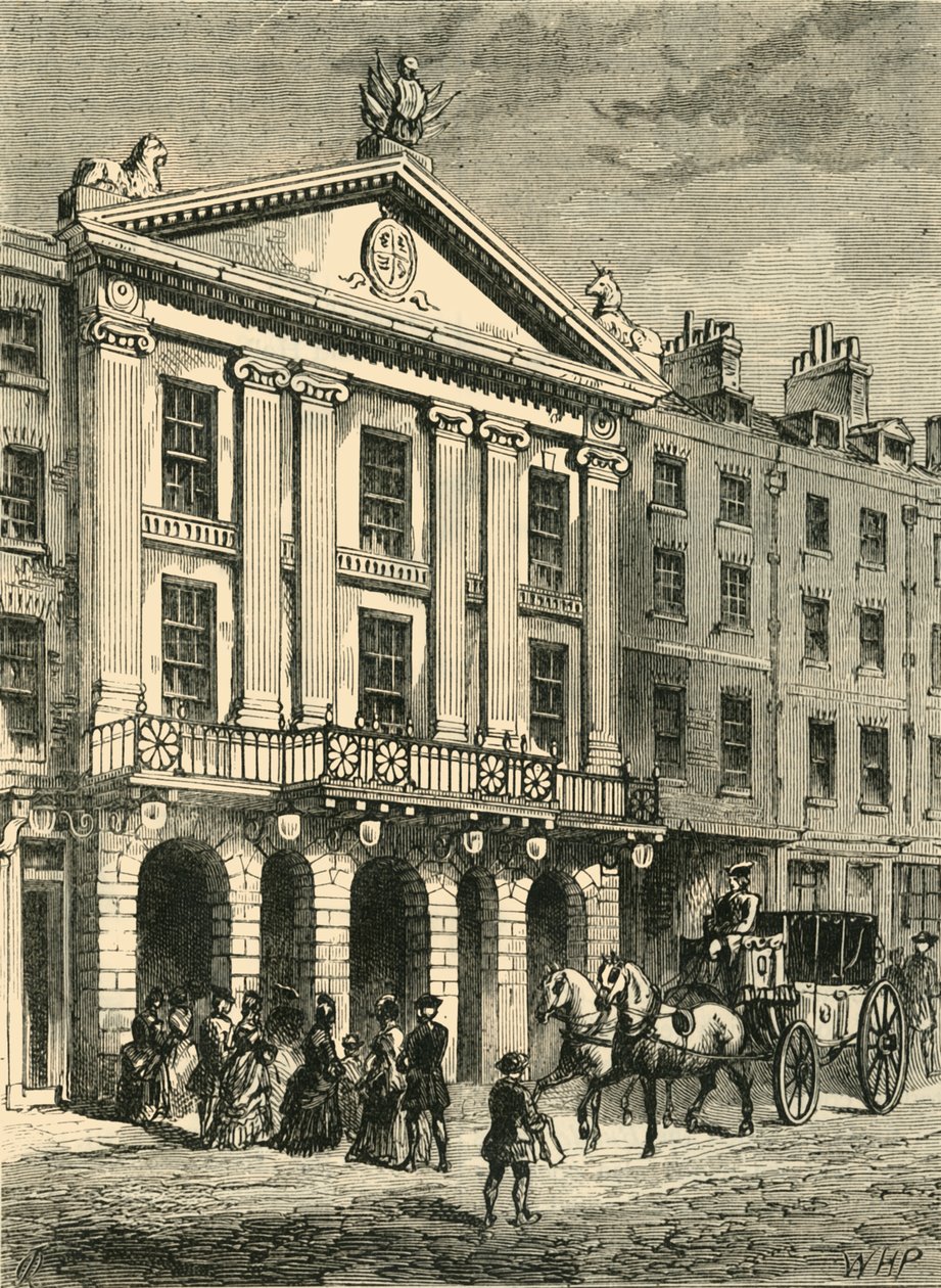 Eski Drury Lane Tiyatrosu'nun Önü, 1881. by Unbekannt