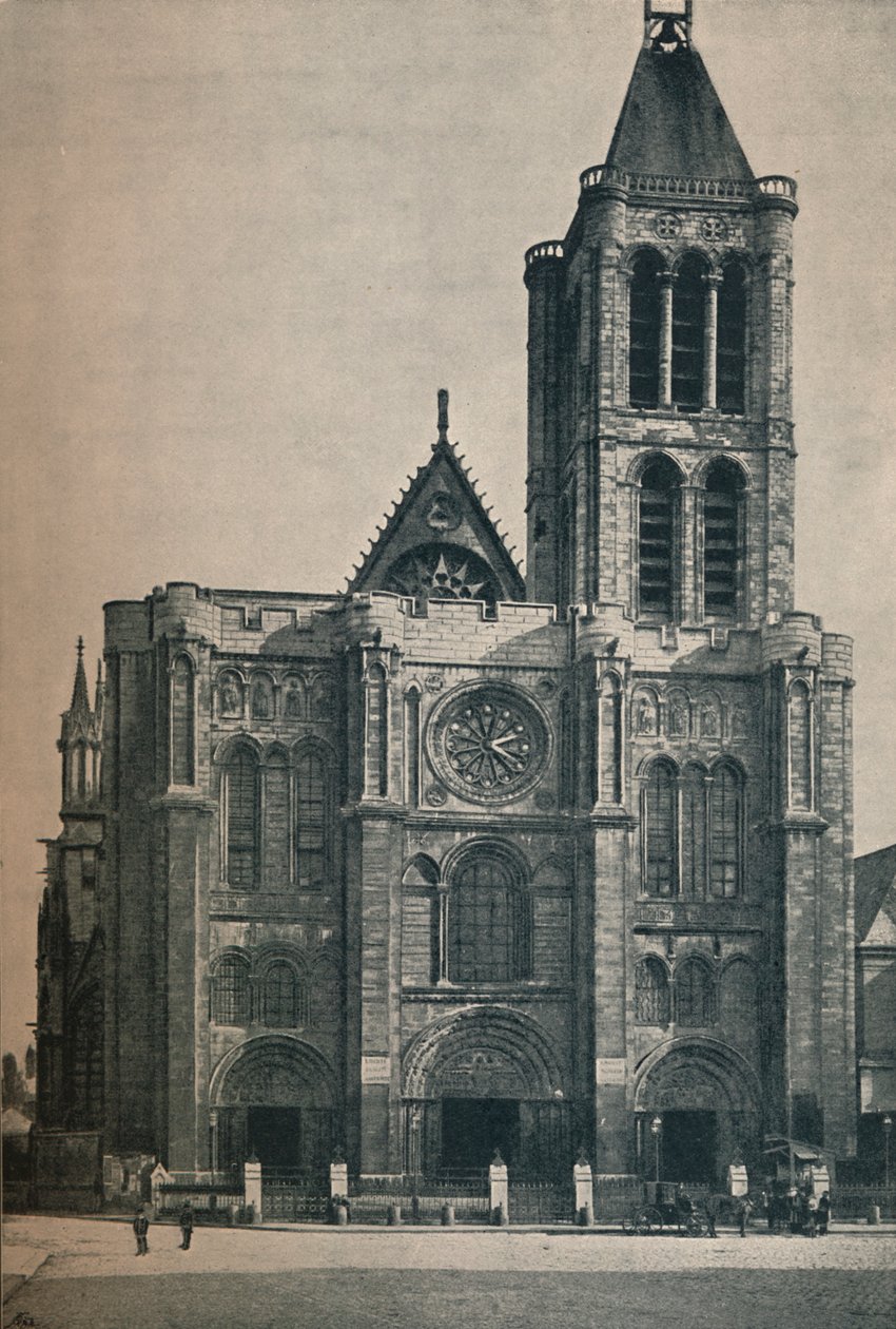 Saint Denis Manastırı Kilisesi Önü, Fransız Krallarının Mezar Yeri, c1906, 1907 by Unbekannt