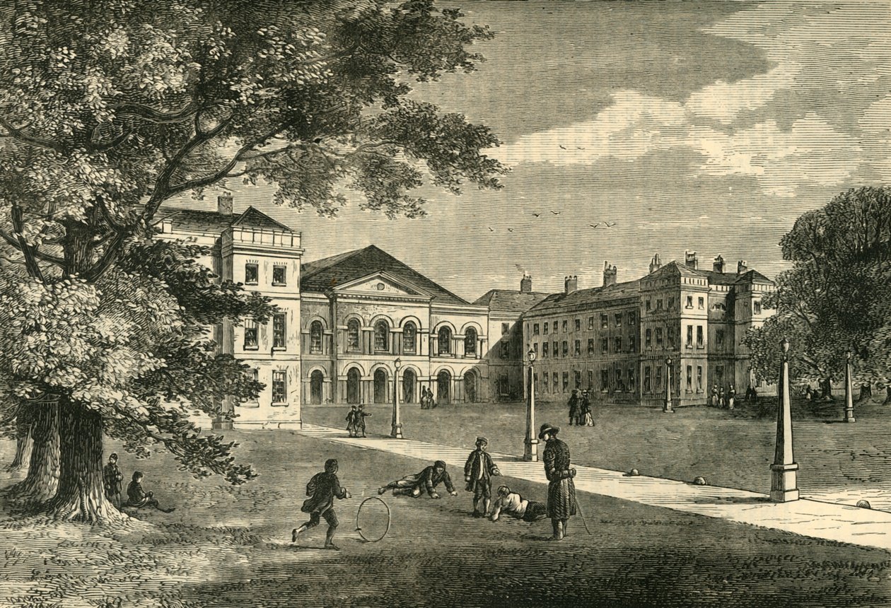 Foundling Hastanesi Önü, c1876. by Unbekannt