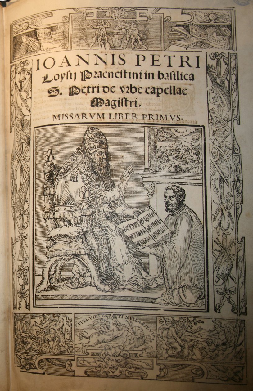 Giovanni Pierluigi da Palestrina Palestrina ve Papa J tarafından Missarum Liber primus