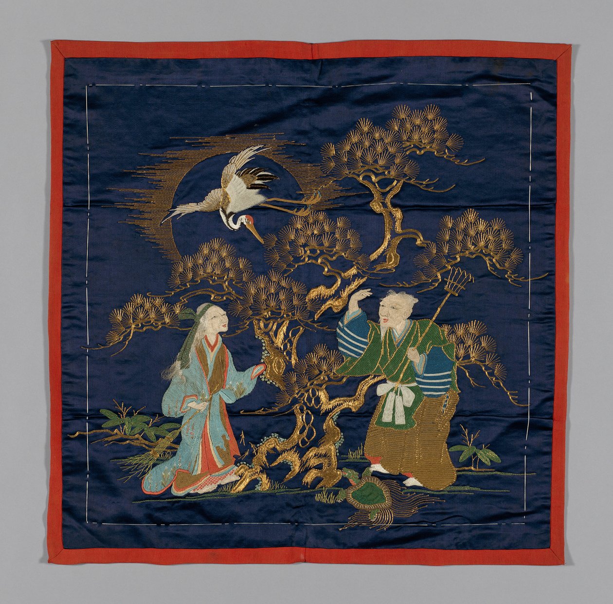 Fukusa Hediye Kılıfı, Japonya, geç Edo dönemi 1789-1868 Meiji dönemi 1868-1912, 19. yüzyıl sonu. by Unbekannt