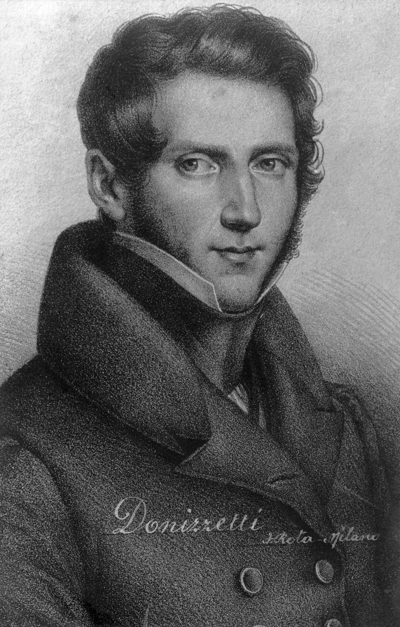 Gaetano Donizetti 1797-1848, İtalyan besteci, 20. yüzyıl by Unbekannt
