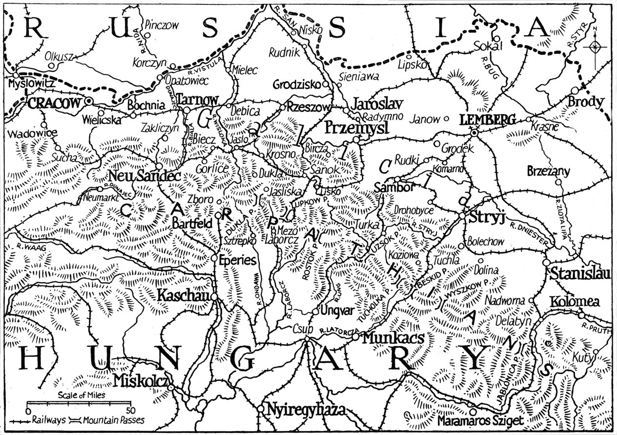 Galiçya ve Karpat Geçitleri, 1915 by Unbekannt