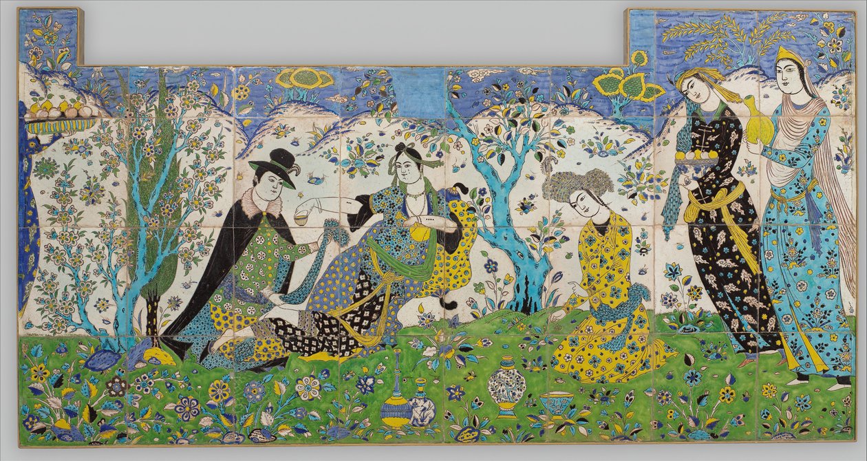 Bahçe Buluşması, İran, 1640-50. by Unbekannt