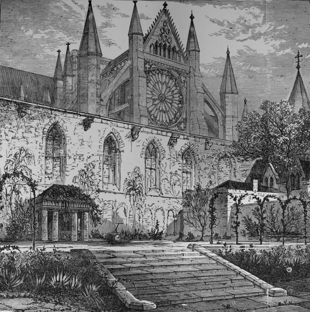 Ashburnham Evi Bahçesi, 1890 by Unbekannt