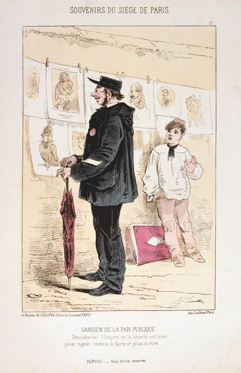 Halk Barışının Muhafızı, Paris Kuşatması, 1870-1871 by Unbekannt