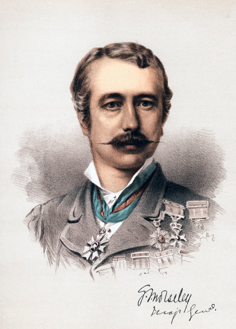 Garnet Joseph Wolseley, Vikont Wolseley, İrlanda doğumlu İngiliz askeri, c1880 by Unbekannt