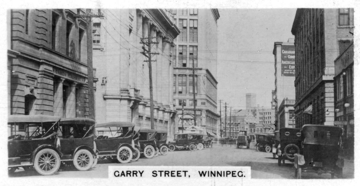 Garry Street, Winnipeg, Manitoba, Kanada, c1920s by Unbekannt