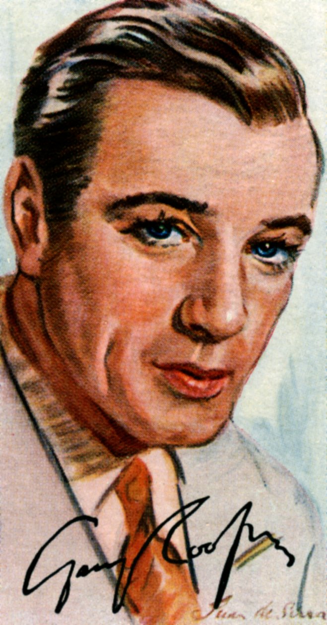 Gary Cooper, 1901-1961, İngiliz mirasına sahip Amerikalı sinema oyuncusu, 20. yüzyıl by Unbekannt
