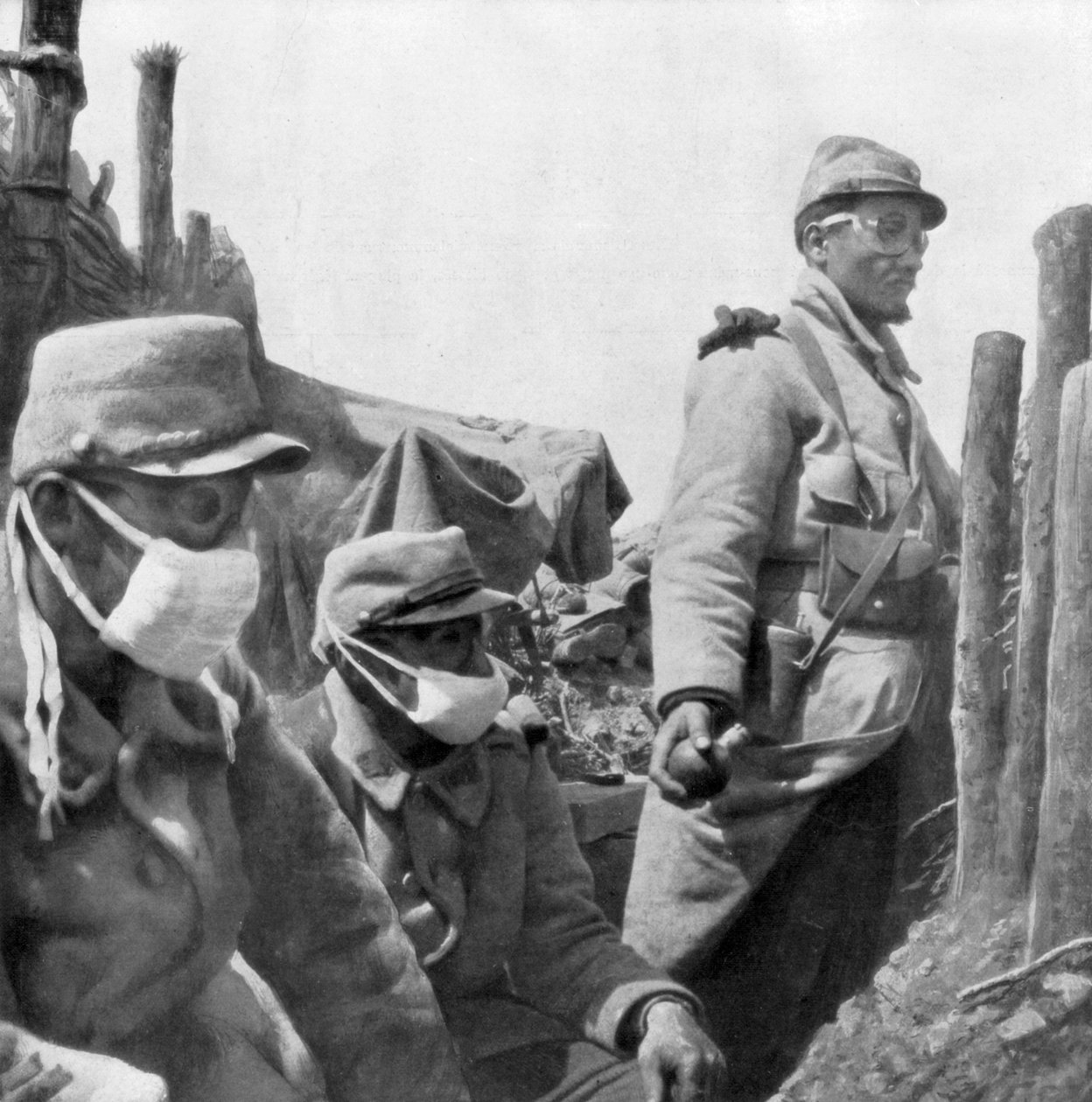 Gaz koruması, Fransa, I. Dünya Savaşı, 1915 by Unbekannt
