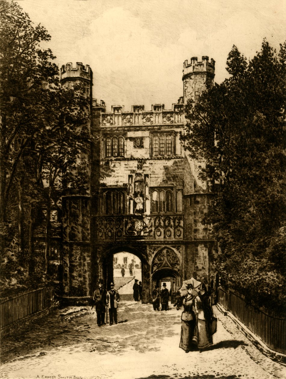 Trinity Koleji Ağ Geçidi, Cambridge, 1898. by Unbekannt