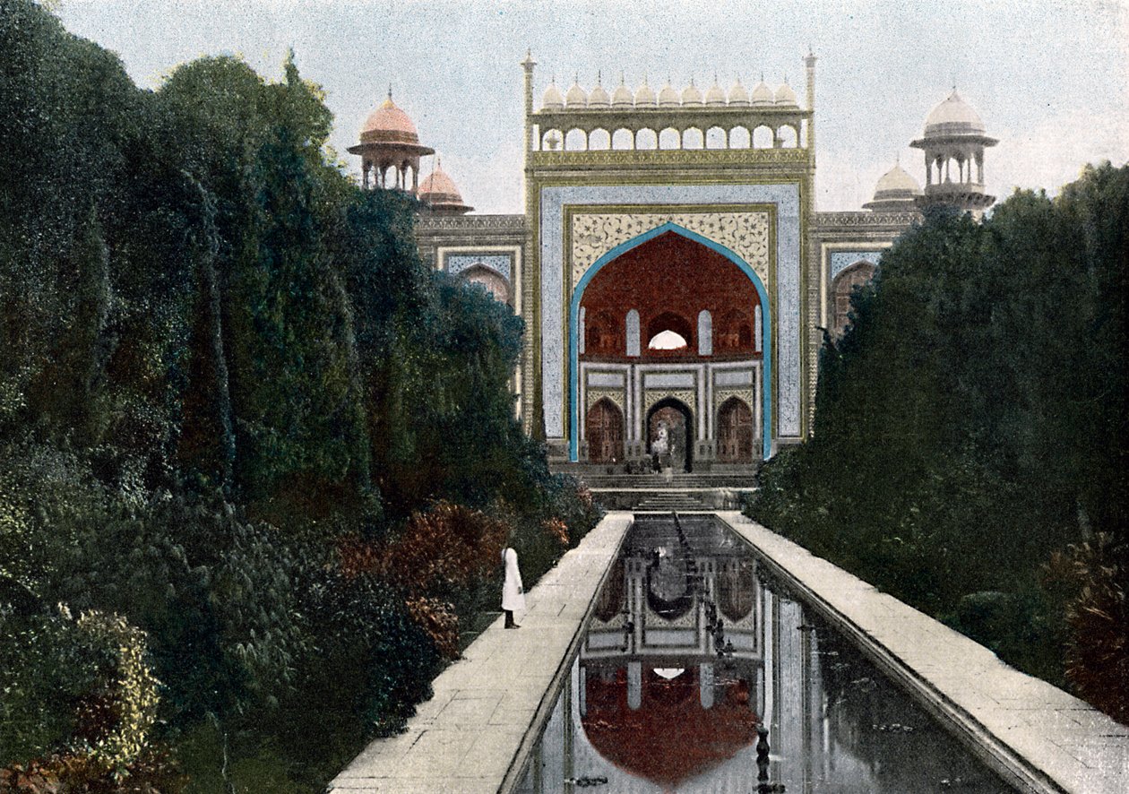Ağ Geçidi Tac Mahal, Agra, Uttar Pradesh, Hindistan, c1890 by Unbekannt