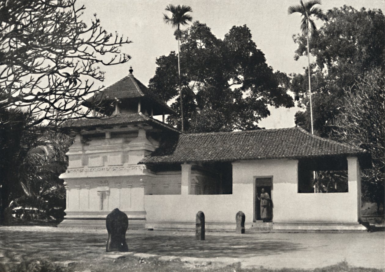 Gedige Vihara, Hindu tapınağı tarzında bir Budist tapınağının Kandy örneği, Dewale, by Unbekannt