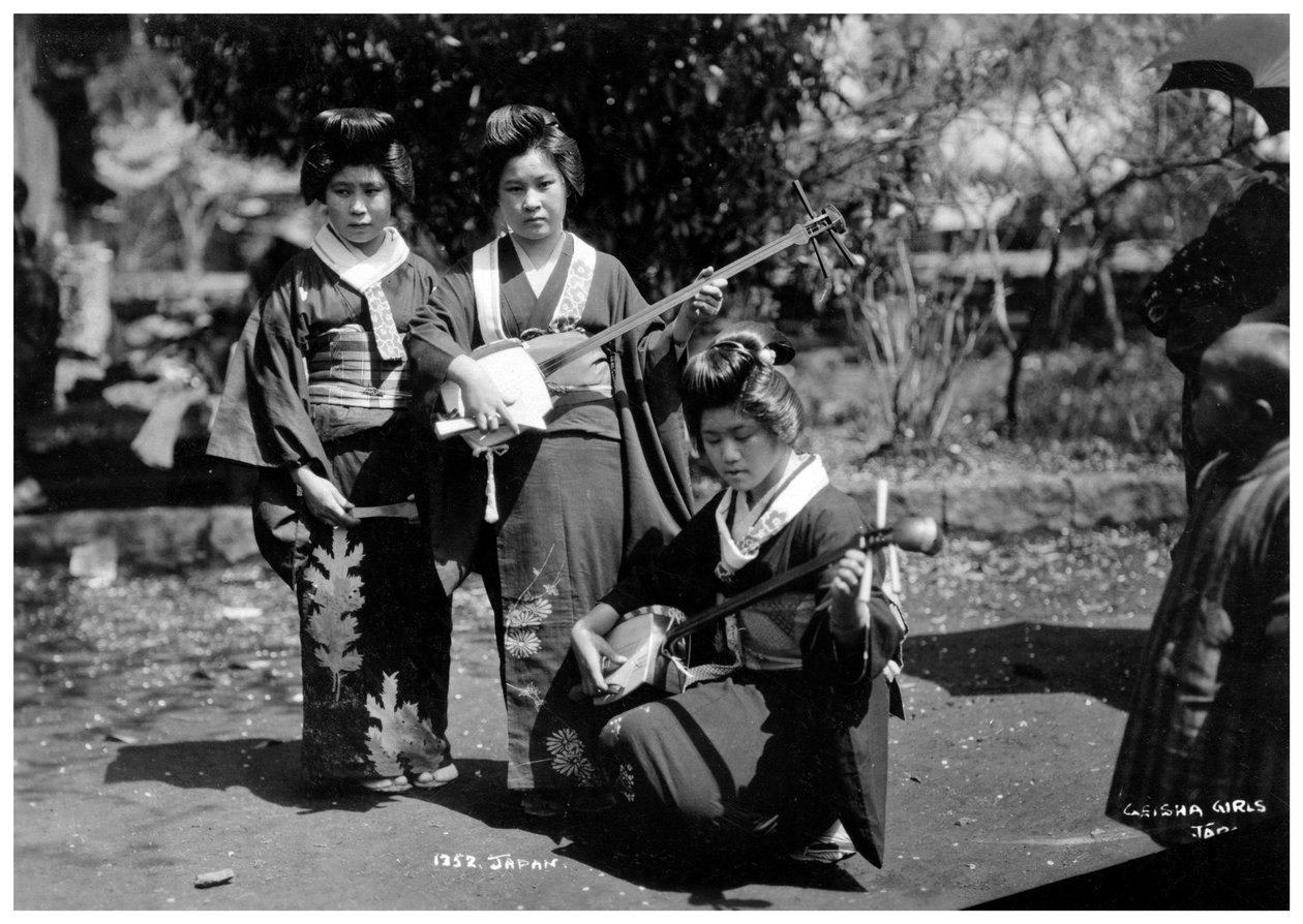 Geyşa kızları, Japonya, 20. yüzyılın başları by Unbekannt