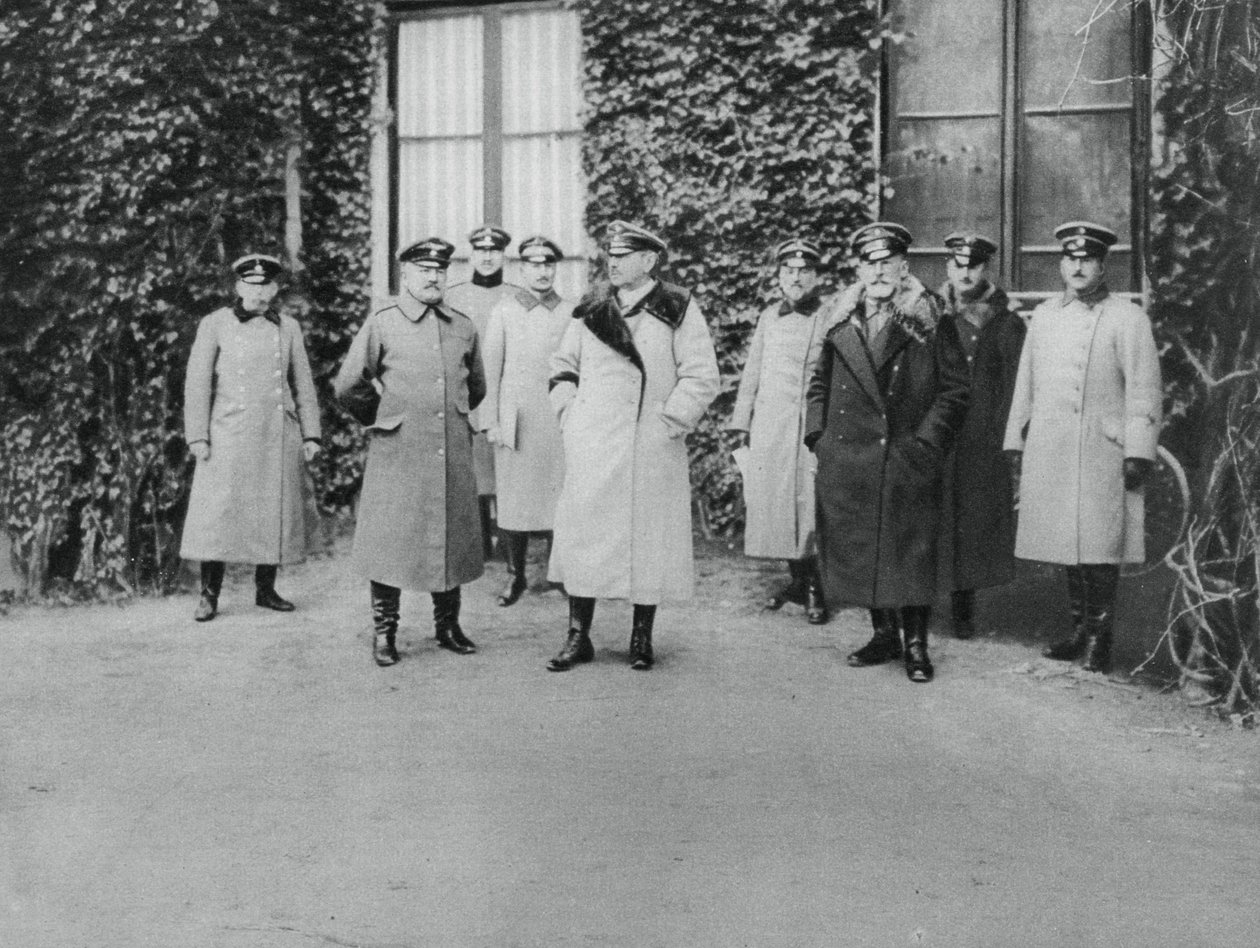General Alexander von Kluck ve diğer subaylar, I. Dünya Savaşı, 1915 by Unbekannt