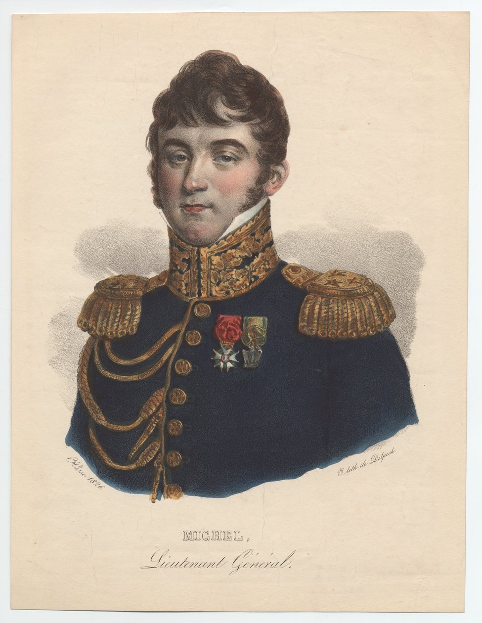 General Claude-Etienne Michel 1772-1815, 1835 by Unbekannt