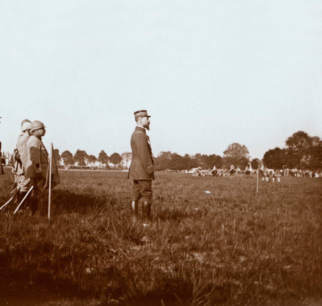 General Henri Gouraud, Chalons, Marne, kuzey Fransa, c1914-c1918. by Unbekannt