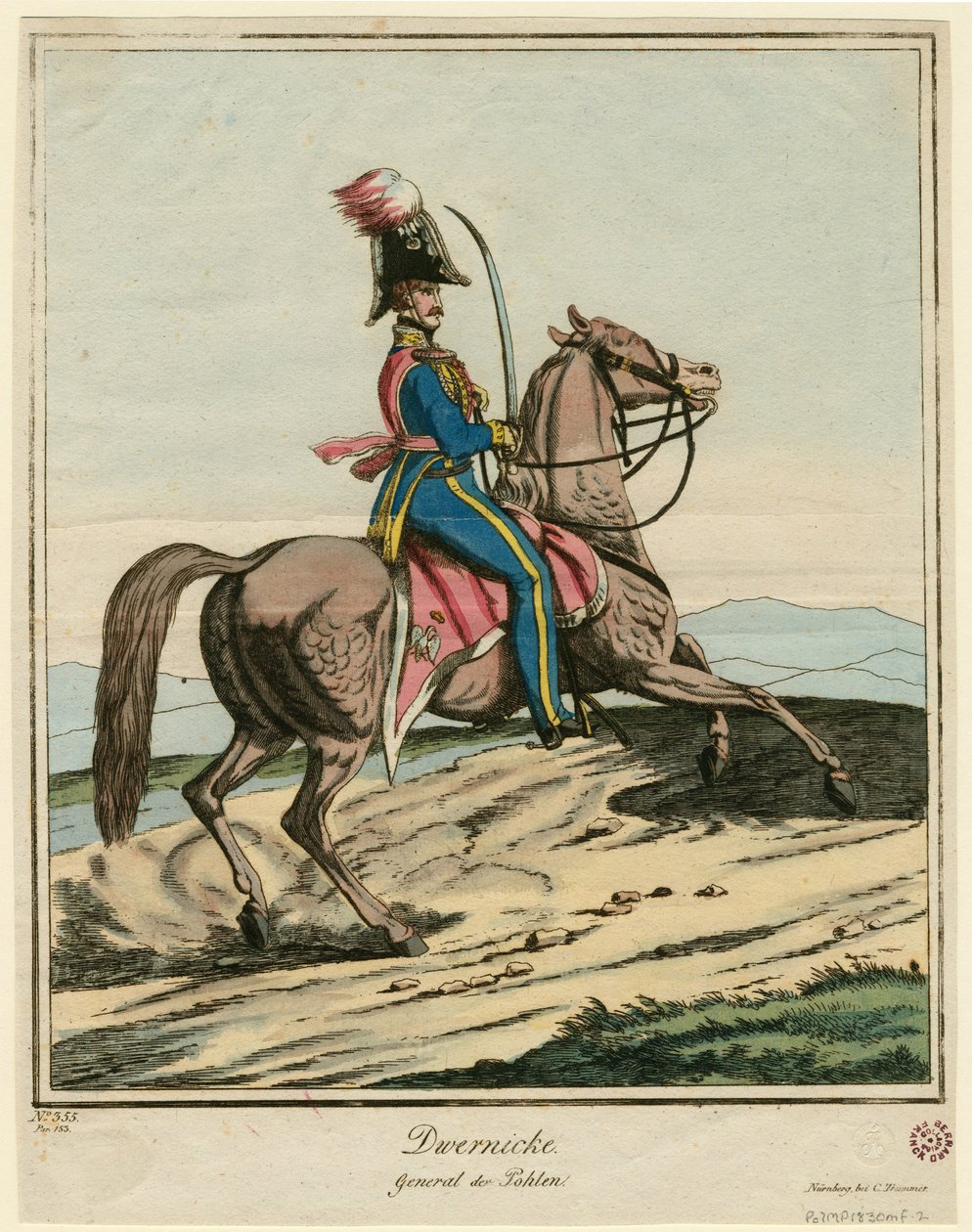 General Józef Dwernicki 1779-1857, 1831 by Unbekannt