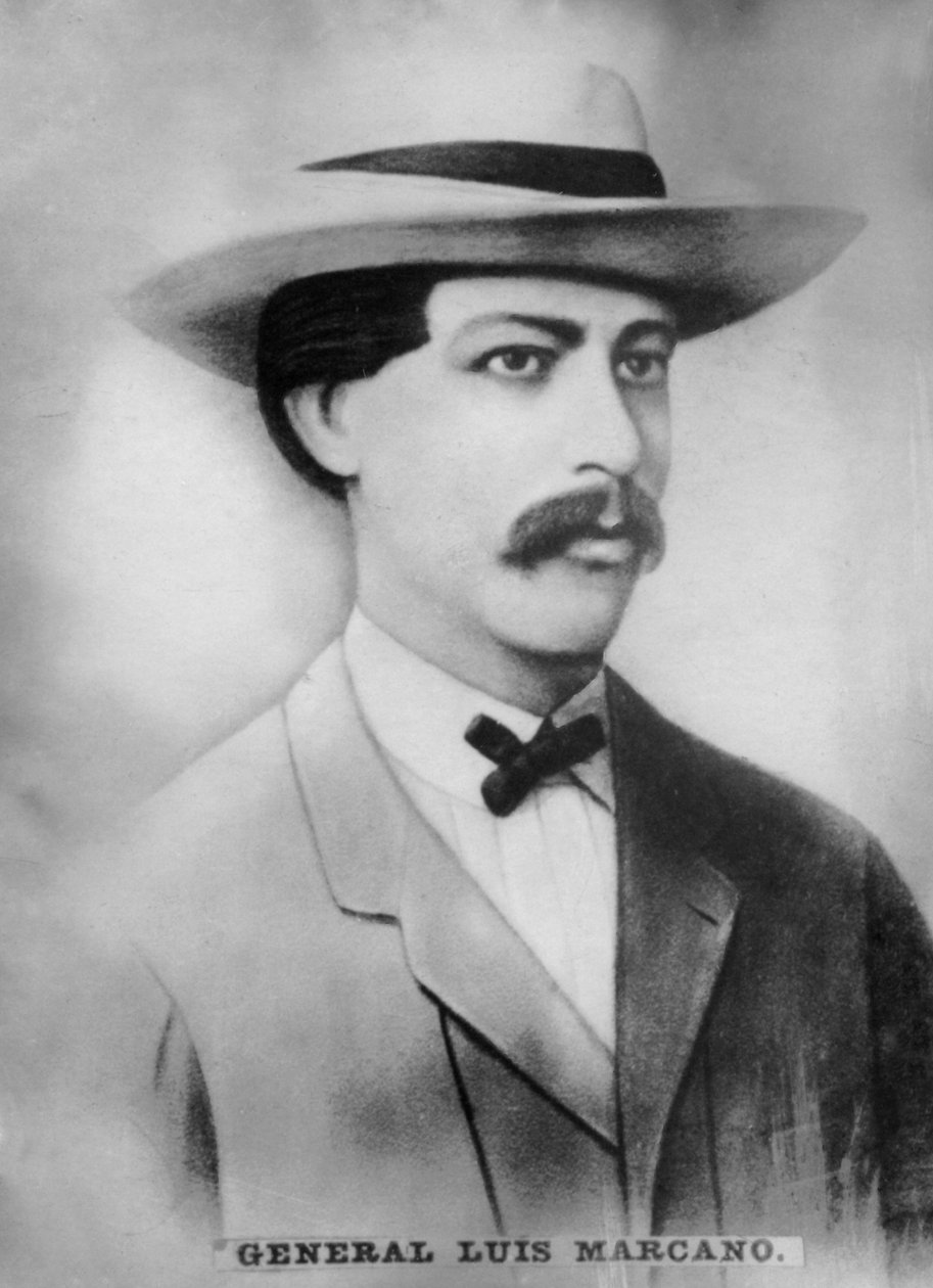 General Luis Marcano 1831-1870, Küba Kurtuluş Ordusu Genel Başkanı, c1910 by Unbekannt