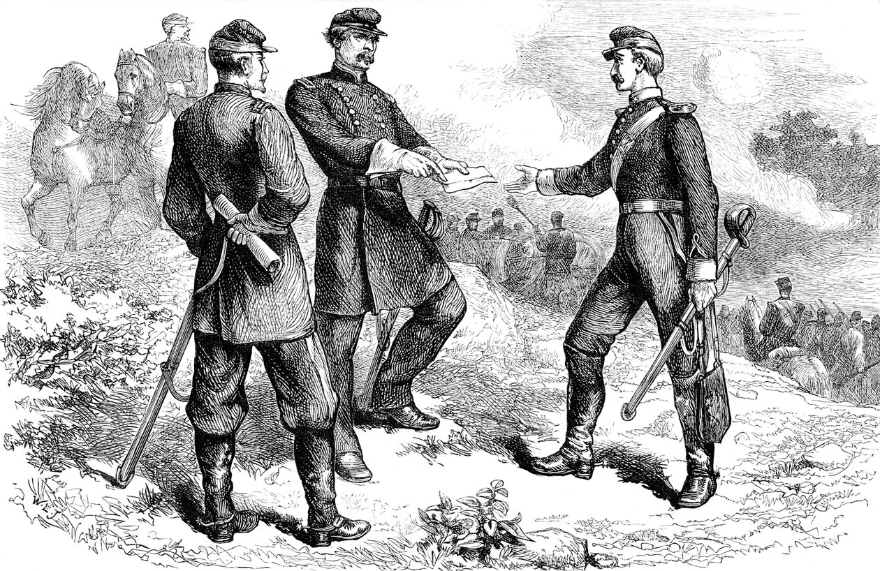 General McClellan, Antietam savaşında, Amerikan İç Savaşı, 1862 c1880 by Unbekannt