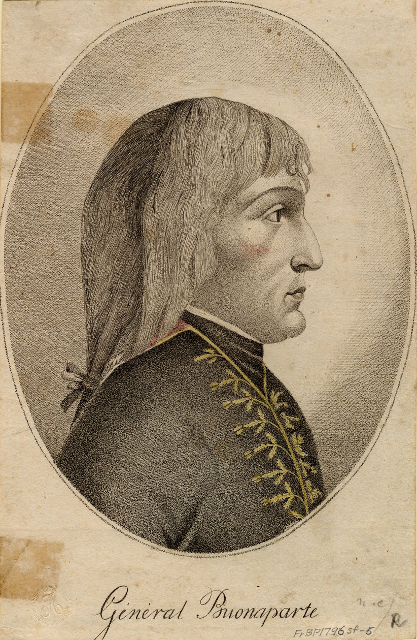 General Napolyon Bonapart, 1796 by Unbekannt