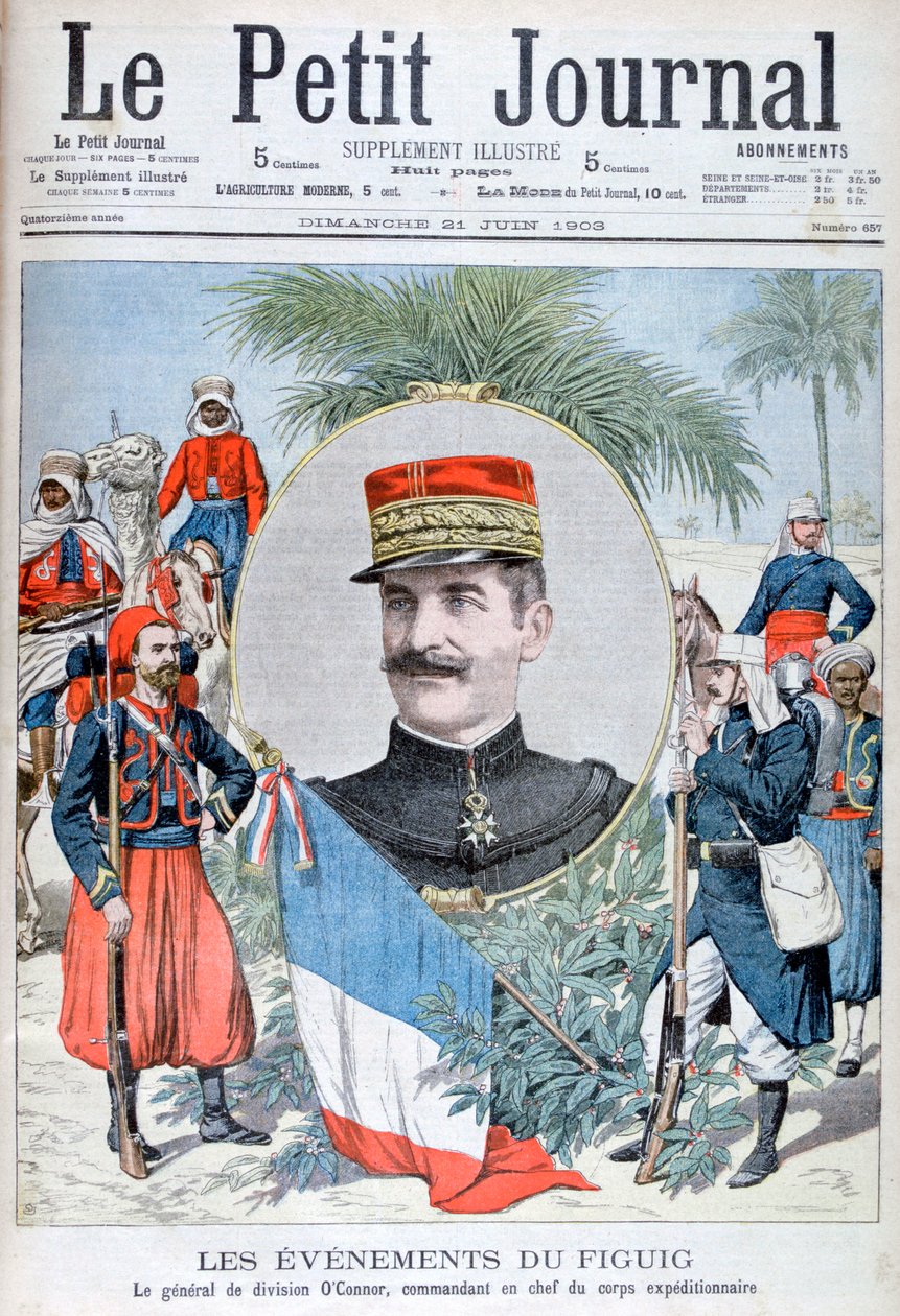 General OConnor, Figuig seferi kuvvetinin komutanı, Fas, 1903. by Unbekannt