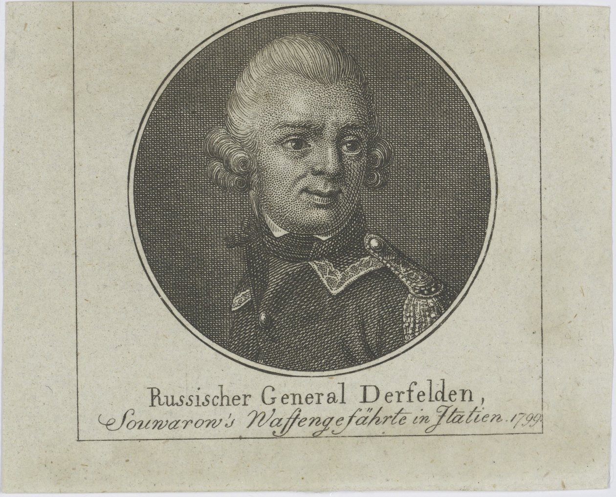 General Otto Wilhelm Derfelden 1737-1819, c. 1800. by Unbekannt