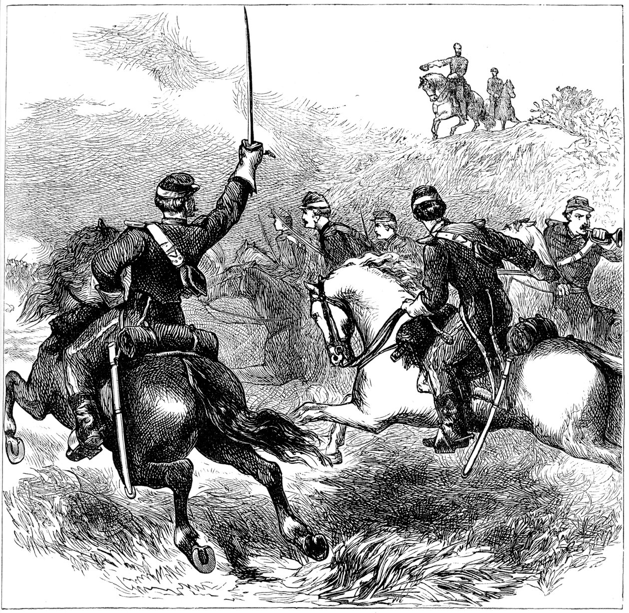 General Sheridan, Cedar Creek, Virginia, Amerikan İç Savaşı, 1864 c1880 by Unbekannt