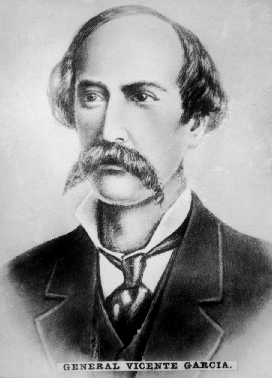 General Vicente Garcia González 1833-1886, Küba Devlet Başkanı, c1910 by Unbekannt