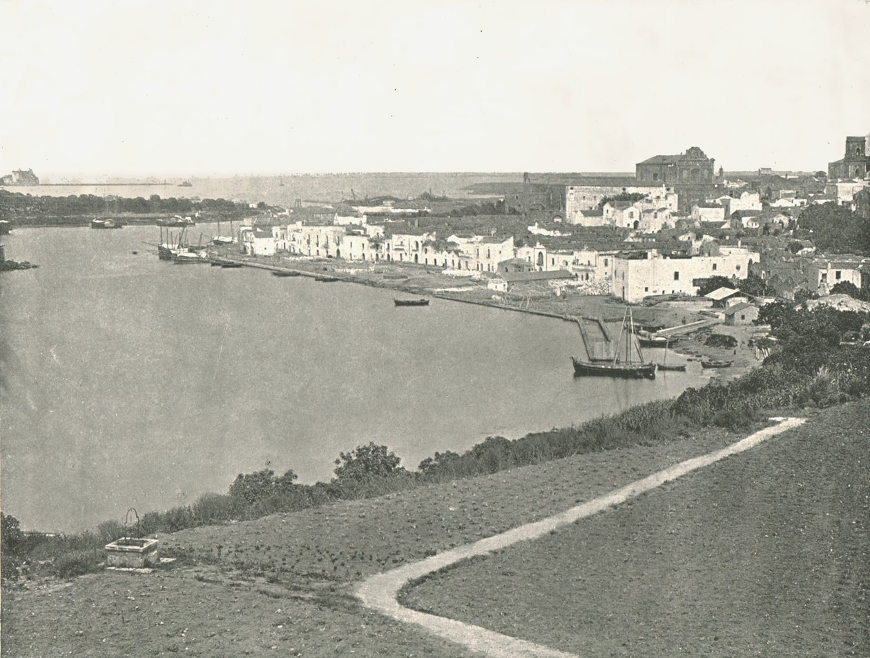 Genel görünüm, Brindisi, İtalya, 1895. by Unbekannt