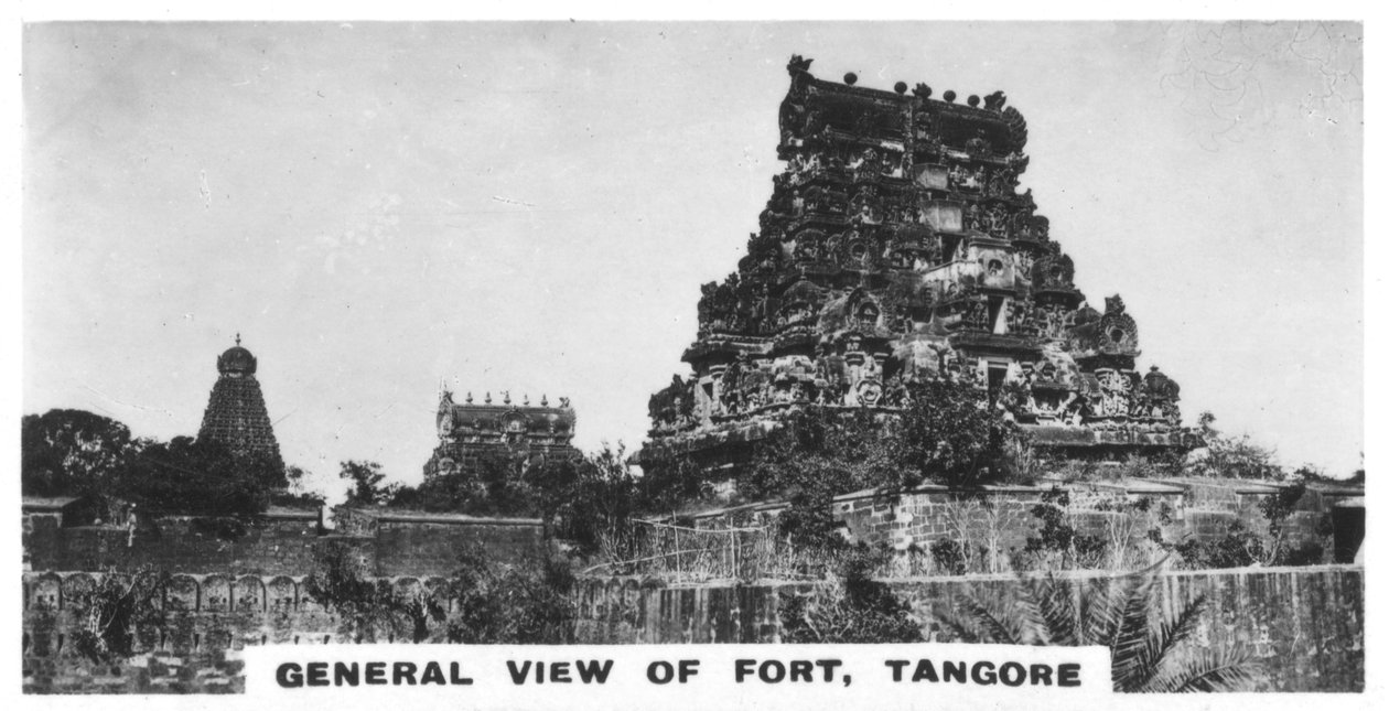 Kalenin genel görünümü, Tangore, Tamil Nadu, Hindistan, c1925 by Unbekannt