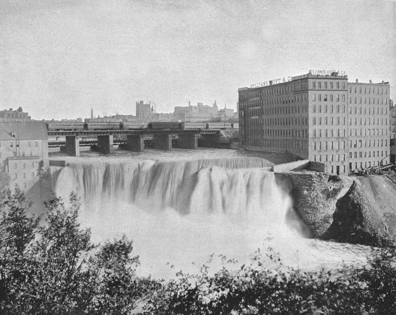 Genesee Şelalesi, Rochester, New York Eyaleti, ABD, c1900. by Unbekannt