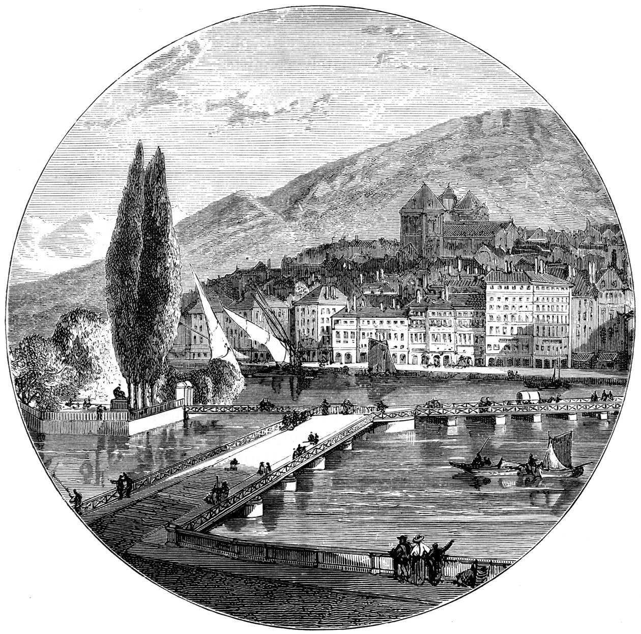 Cenevre, İsviçre, 1900 by Unbekannt