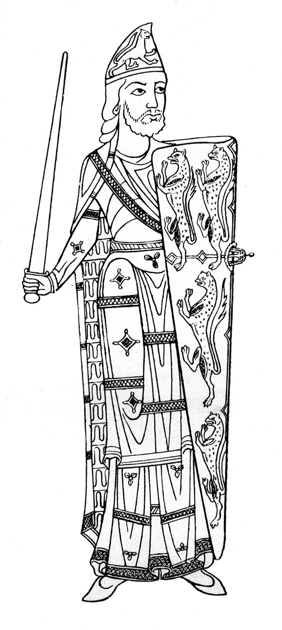 Geoffrey V, Anjou Kontu, c 1150-1155 1924 by Unbekannt