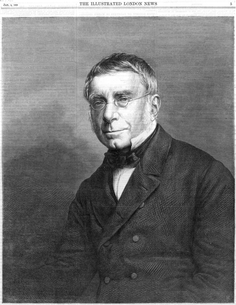 George Biddell Airy, İngiliz astronom ve jeofizikçi, 1868 by Unbekannt