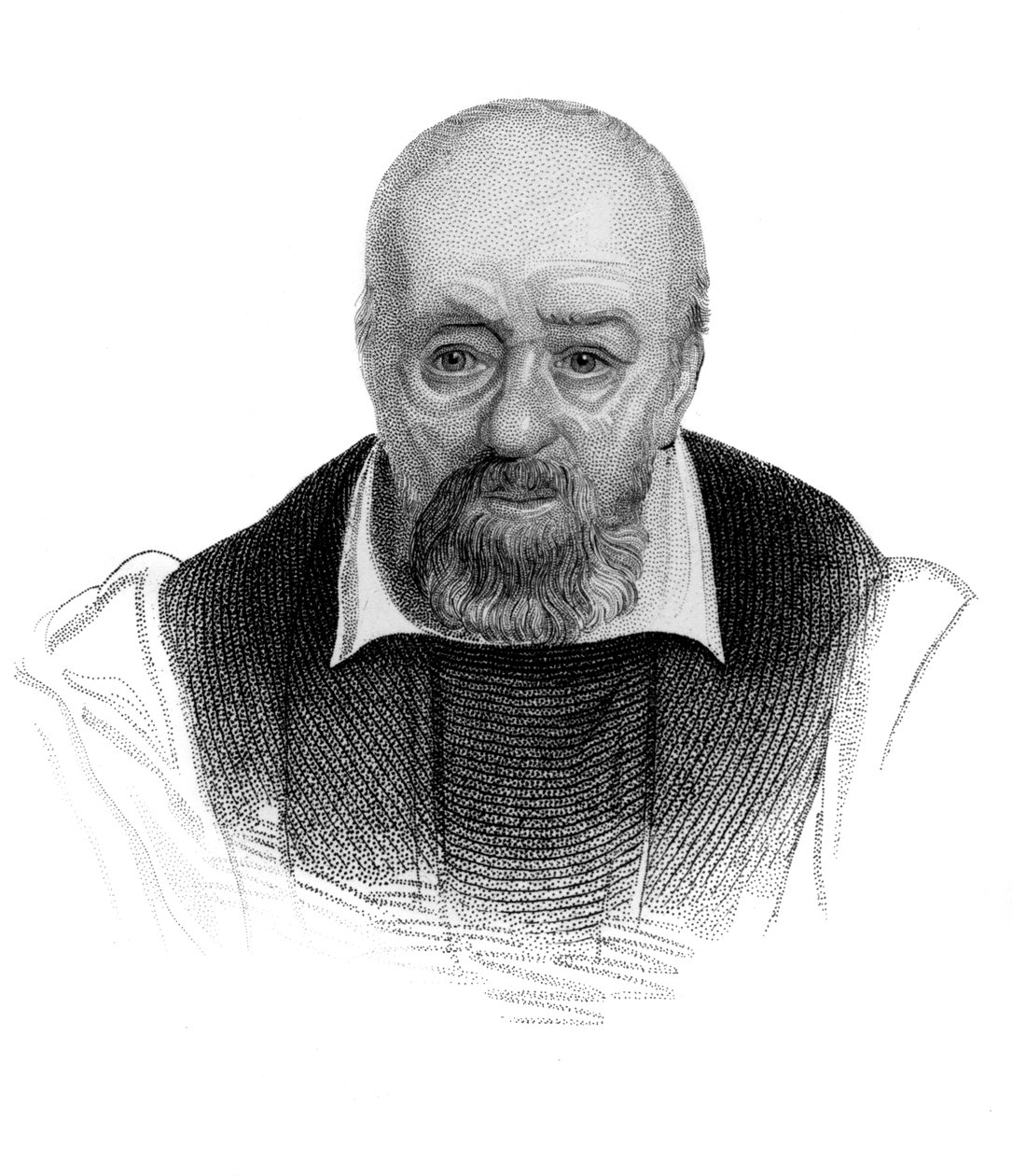George Buchanan, 16. yüzyıl İskoç tarihçisi ve hümanist bilgin, c1850 by Unbekannt