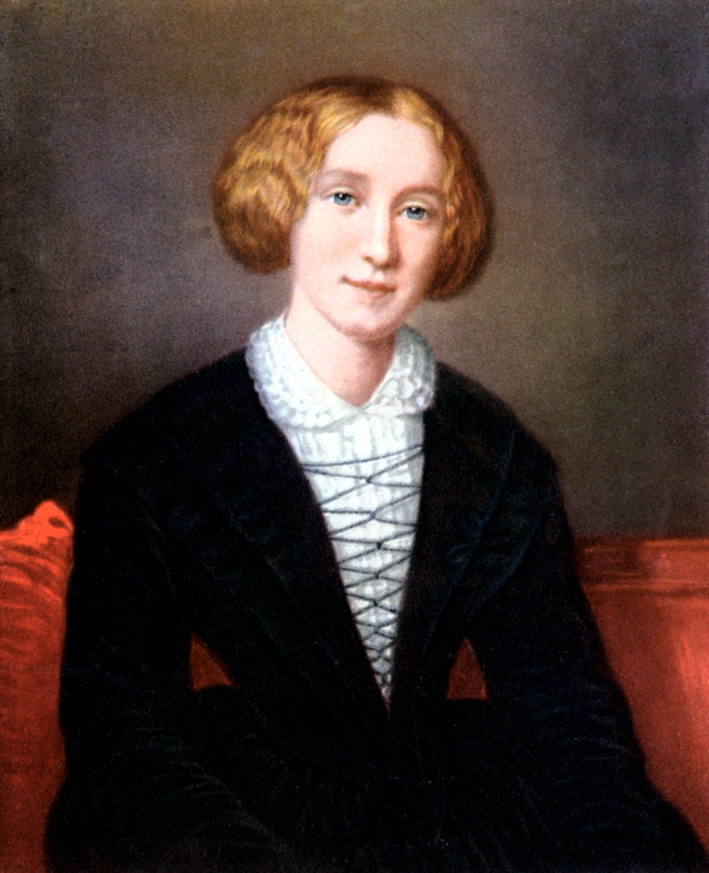 George Eliot genç bir kadın olarak, c1840 by Unbekannt