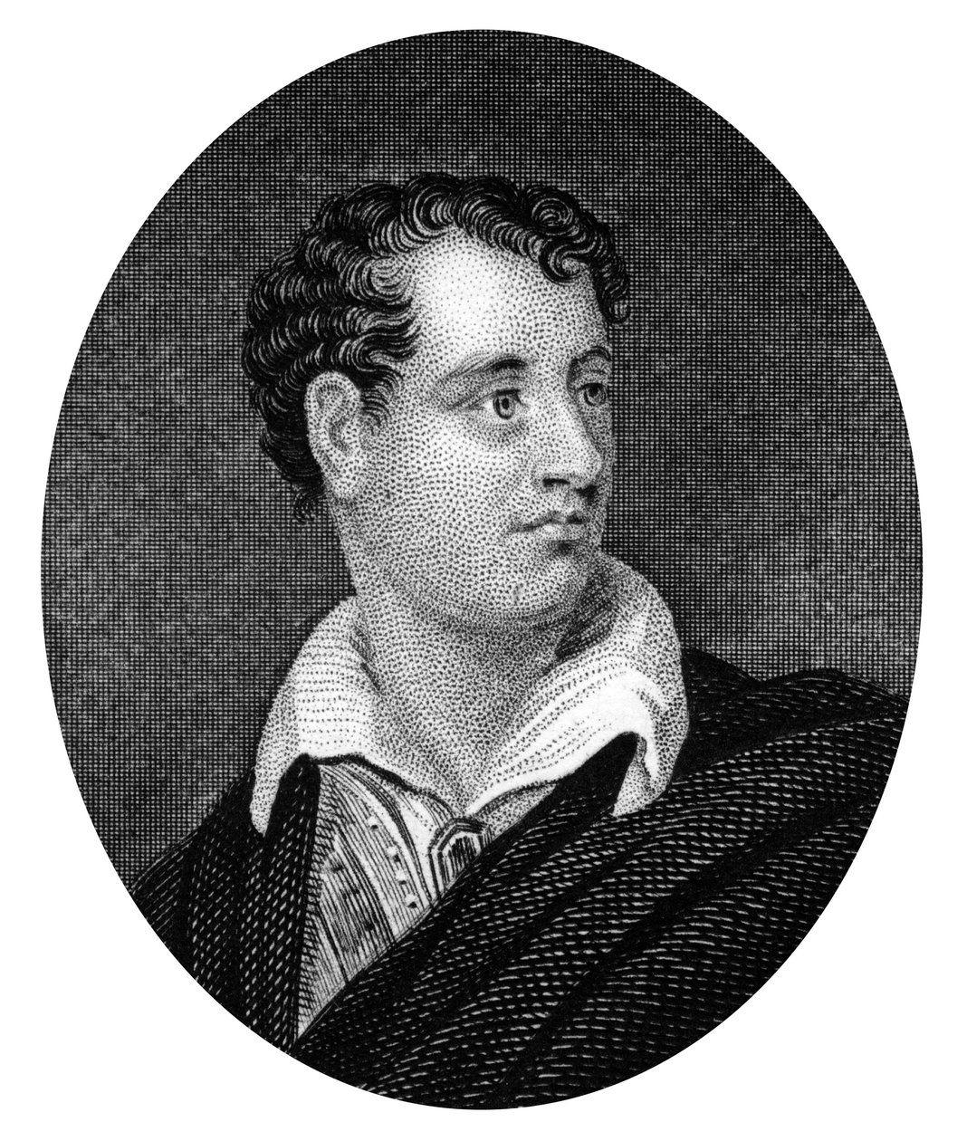 George Gordon Byron, İngiliz-İskoç şair ve Romantizmin önde gelen isimlerinden, 1877 by Unbekannt