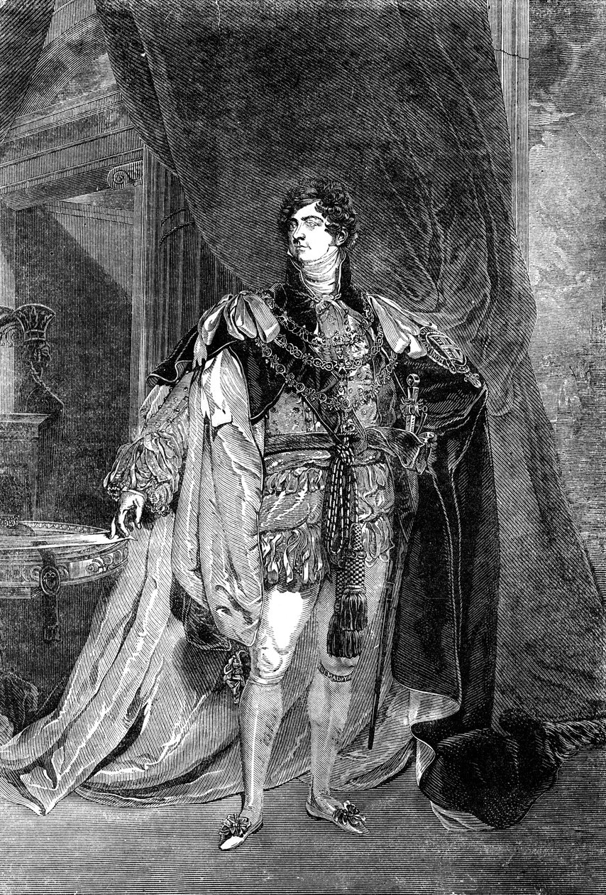 George IV, Büyük Britanya ve İrlanda Birleşik Krallığı Kralı by Unbekannt