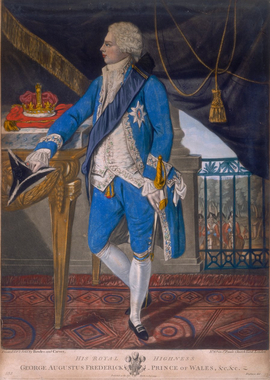 George IV, Galler Prensi olarak, 1795 by Unbekannt