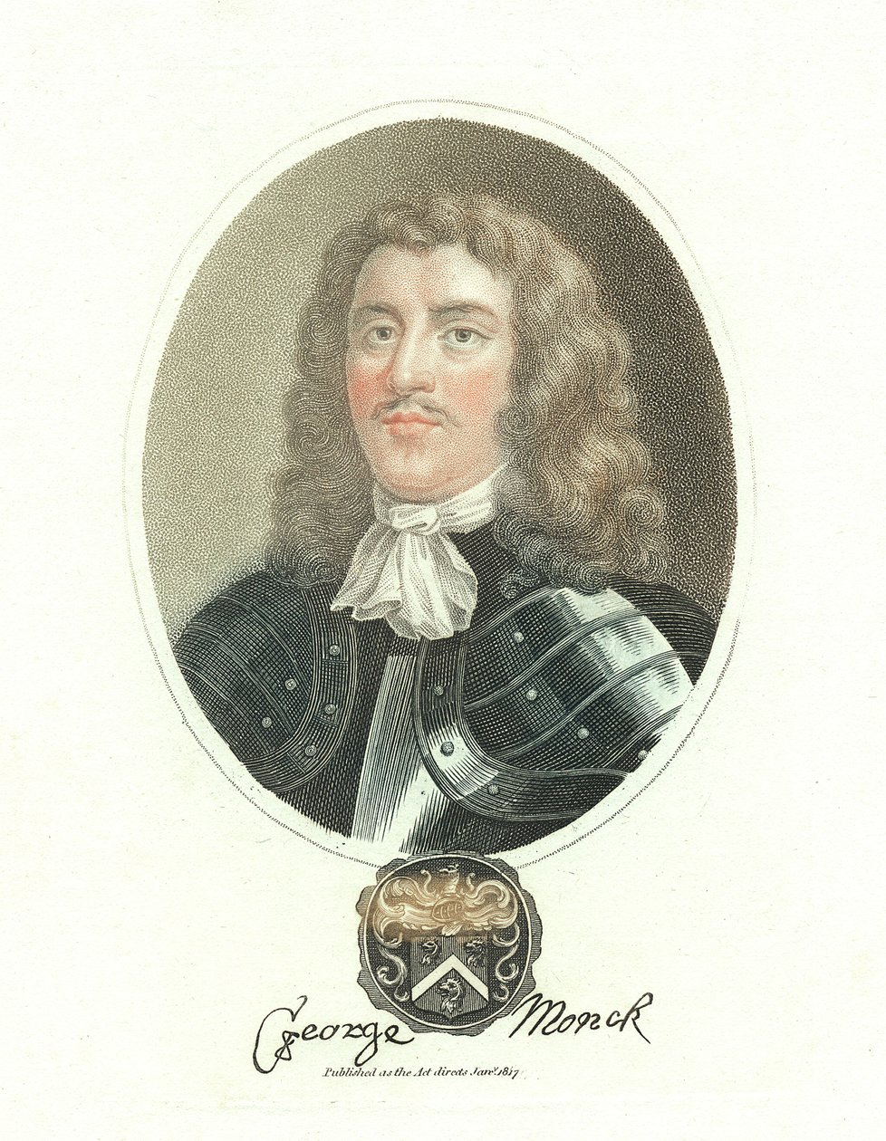 George Monck, 1. Albermarle Dükü, 17. yüzyıl İngiliz askeri, 1817 by Unbekannt