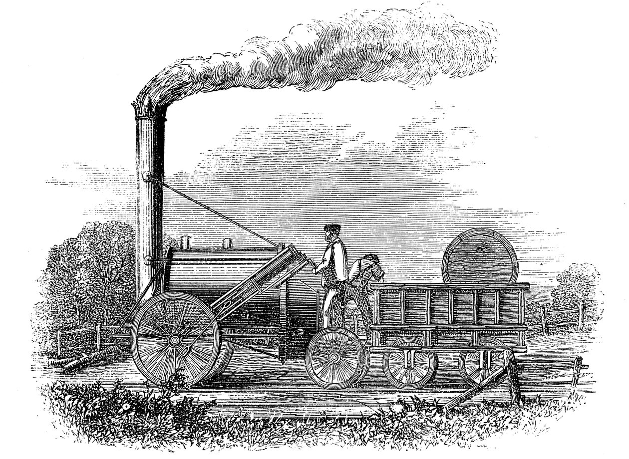 George Stephensons lokomotifi Roket, 1829 1859 by Unbekannt