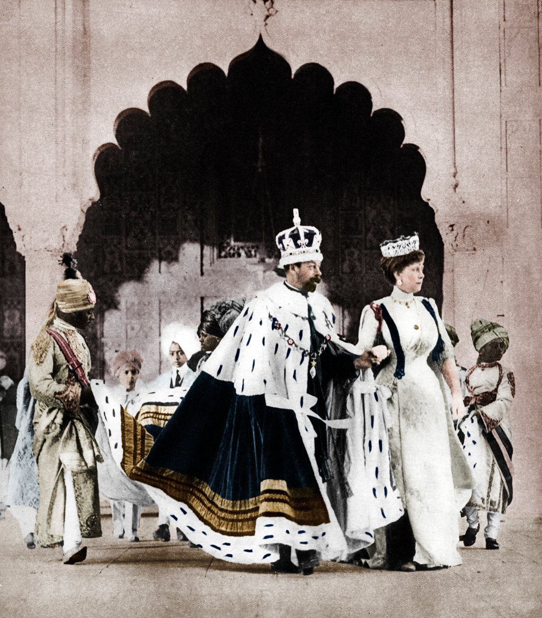 George V ve Queen Mary, Delhi, Hindistan, 1911, 1935. by Unbekannt