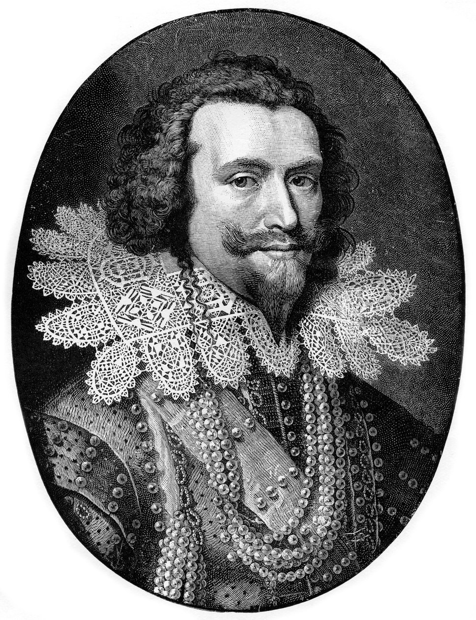 George Villiers, 1. Buckingham Dükü, 1910 by Unbekannt
