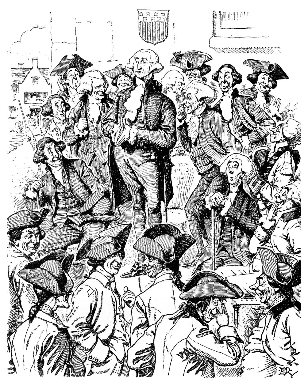 George Washington Yalan Söylemeye Çalışıyor, 1901 by Unbekannt
