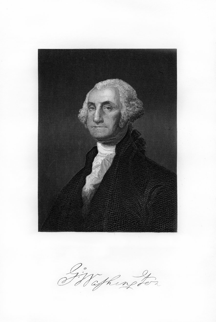 George Washington, Amerika Birleşik Devletleri'nin ilk başkanı, 1872 by Unbekannt