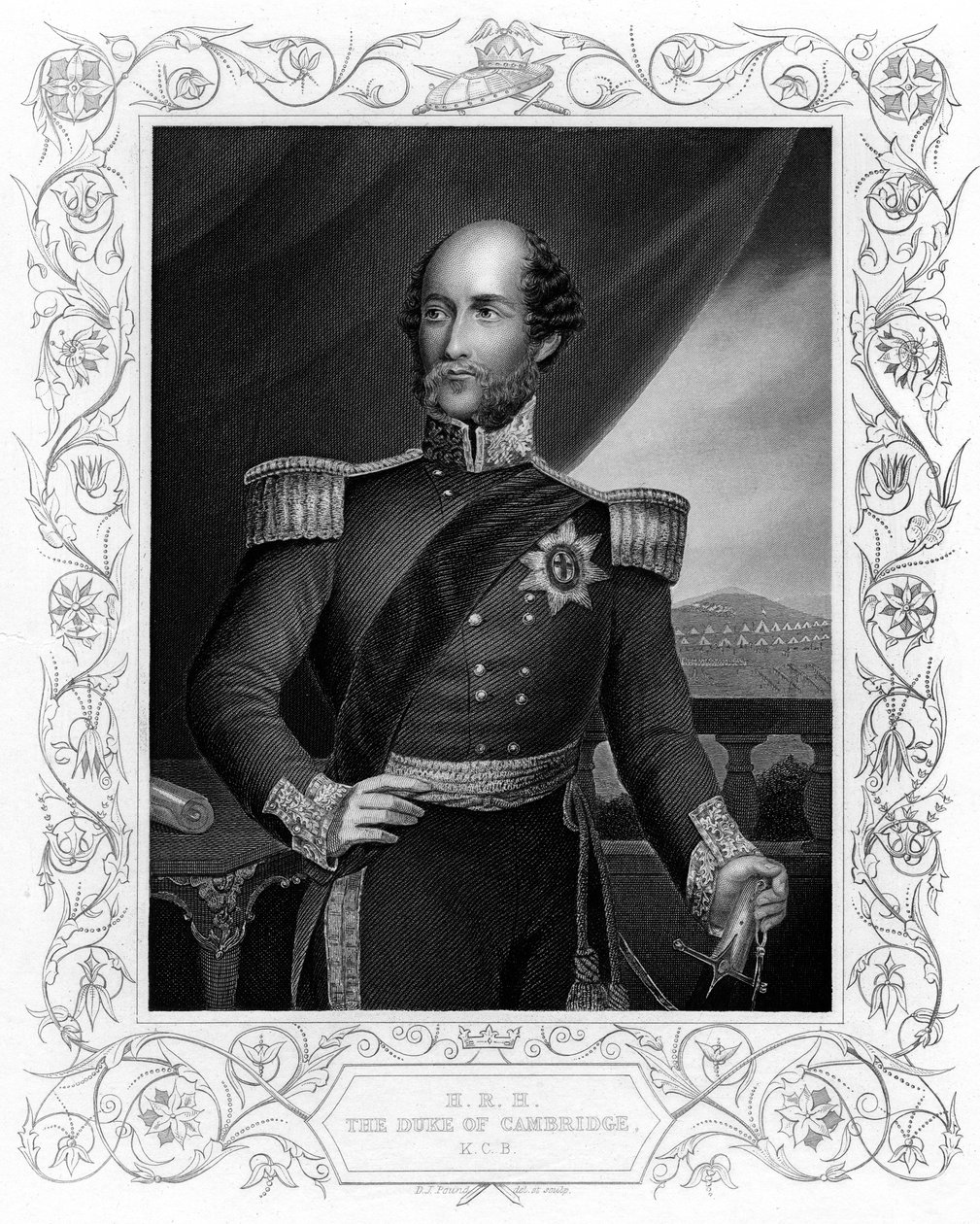 George William Frederick Charles, 2. Cambridge Dükü, İngiliz askeri, c1856 by Unbekannt