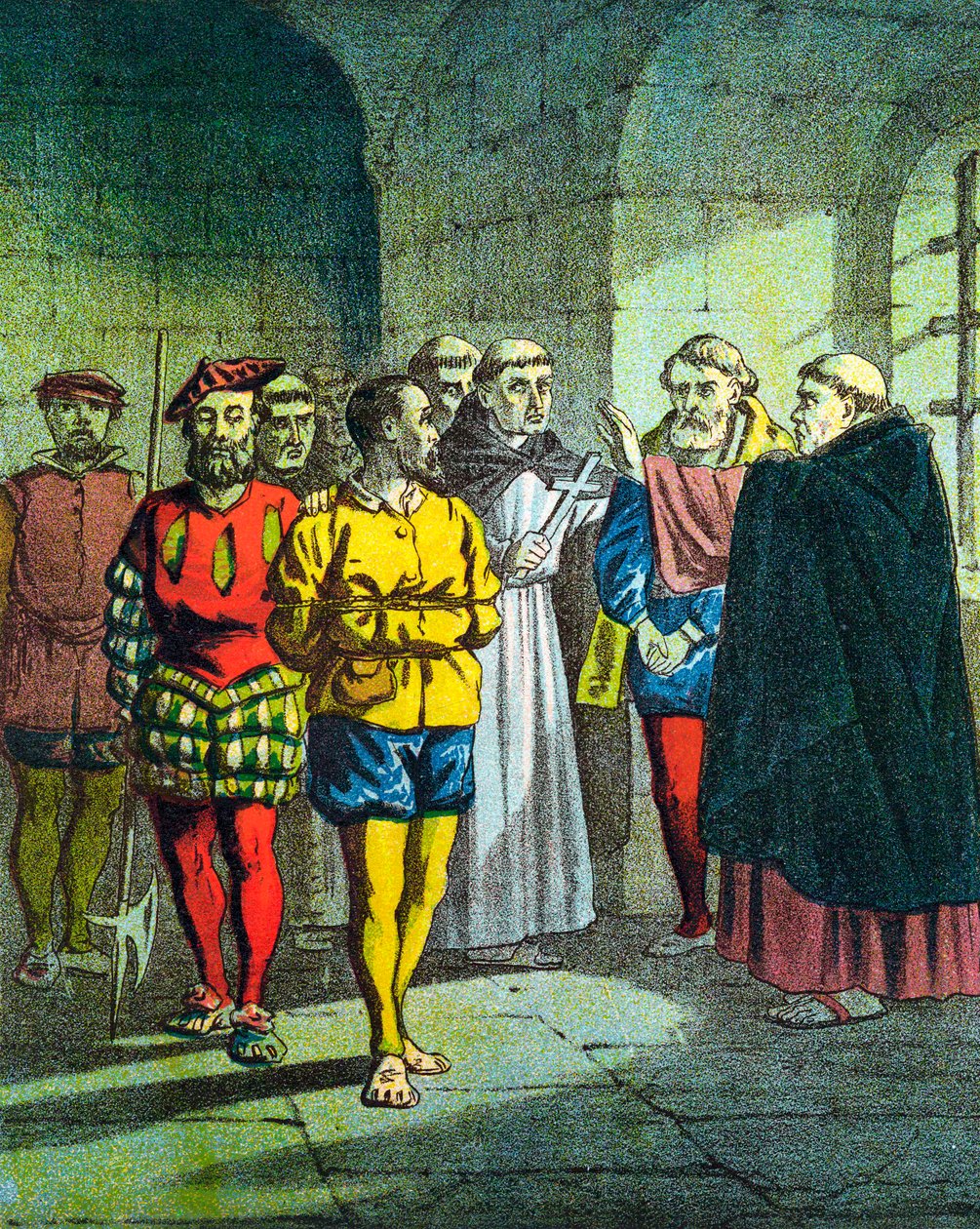 George Wishart, 16. yüzyıl İskoç Protestan reformcusu, c1860 by Unbekannt