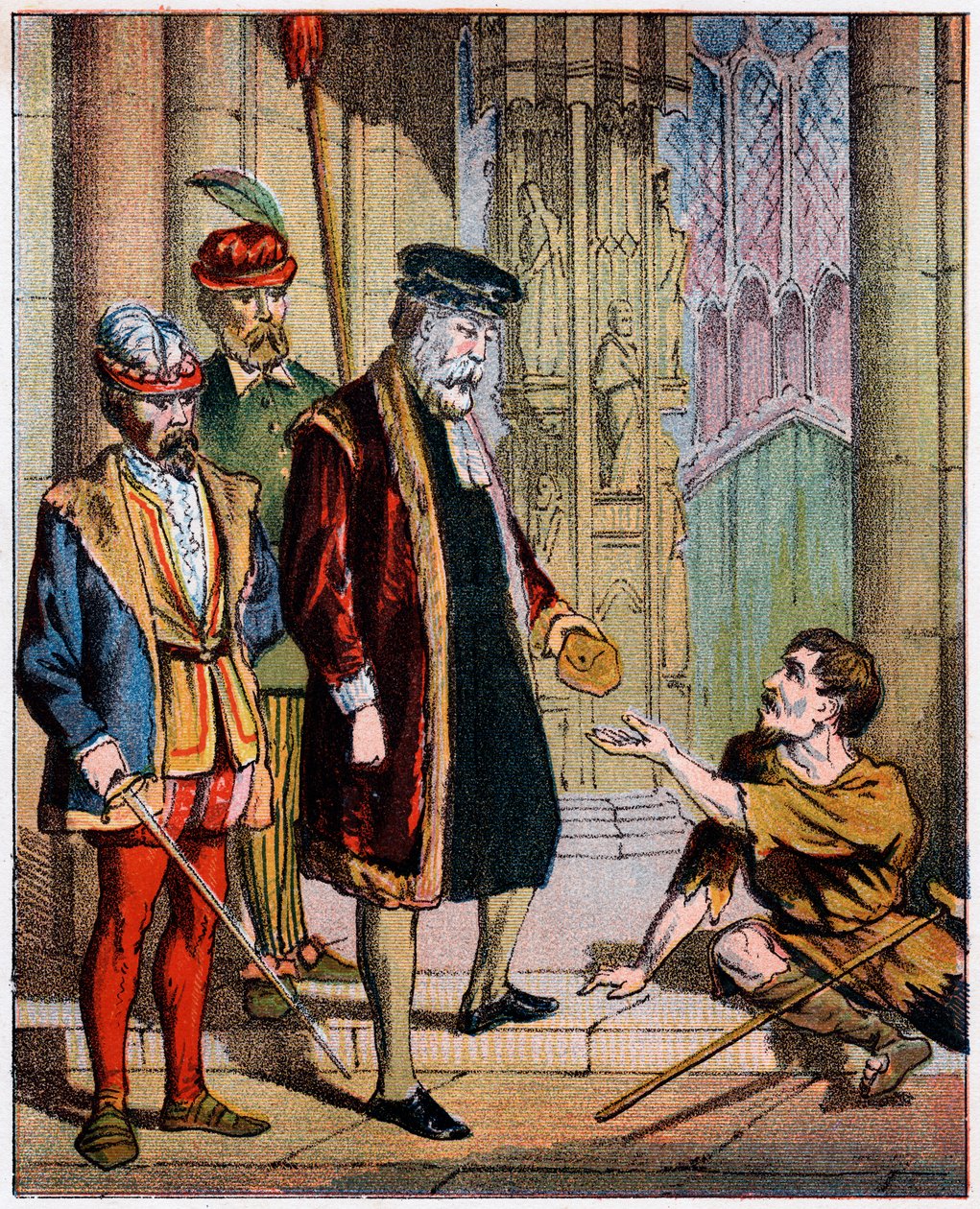 George Wishart, 16. yüzyıl İskoç reformcusu ve şehit, 19. yüzyılın ortalarında. by Unbekannt